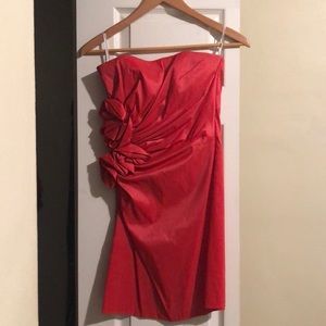 Strapless formal dress worn only once